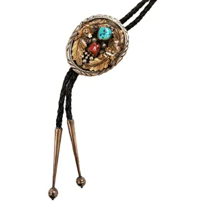 Vintage Gold & Silver Bolo Tie