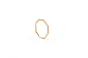 WEDDING BAND  - CHRIS AIRE STACKABLE BAND - RED GOLD®