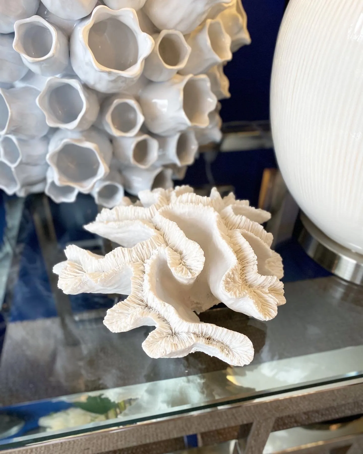 White Faux Coral
