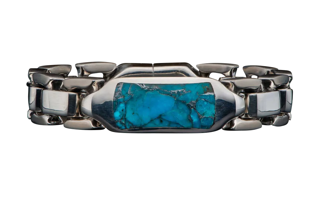William Henry Turquoise Identity Bracelet