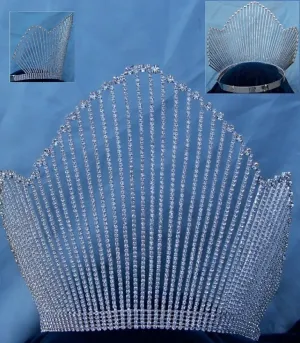 Zenith Pageant Rhinestone Tiara