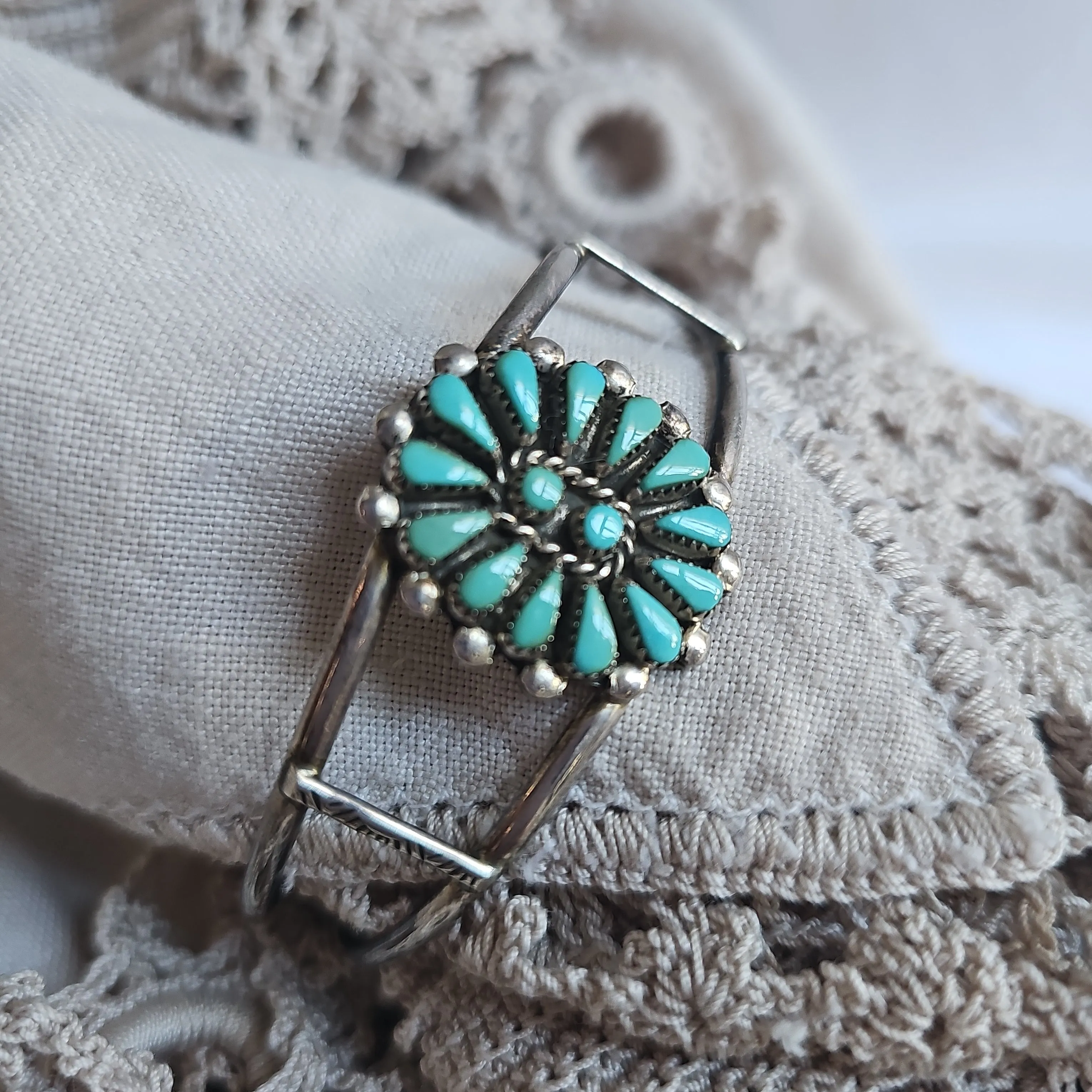 Zuni B.Natewa Petit Point Vintage Cuff