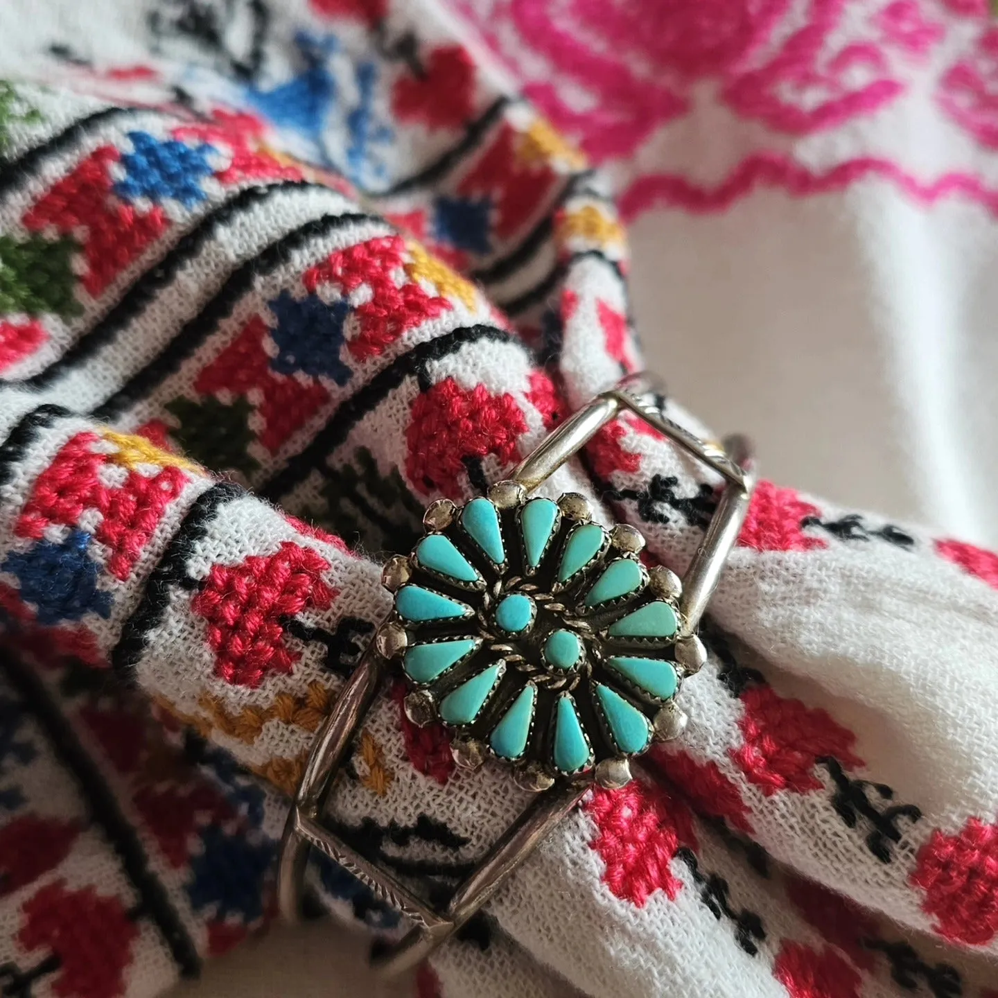 Zuni B.Natewa Petit Point Vintage Cuff