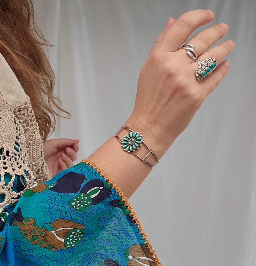 Zuni B.Natewa Petit Point Vintage Cuff